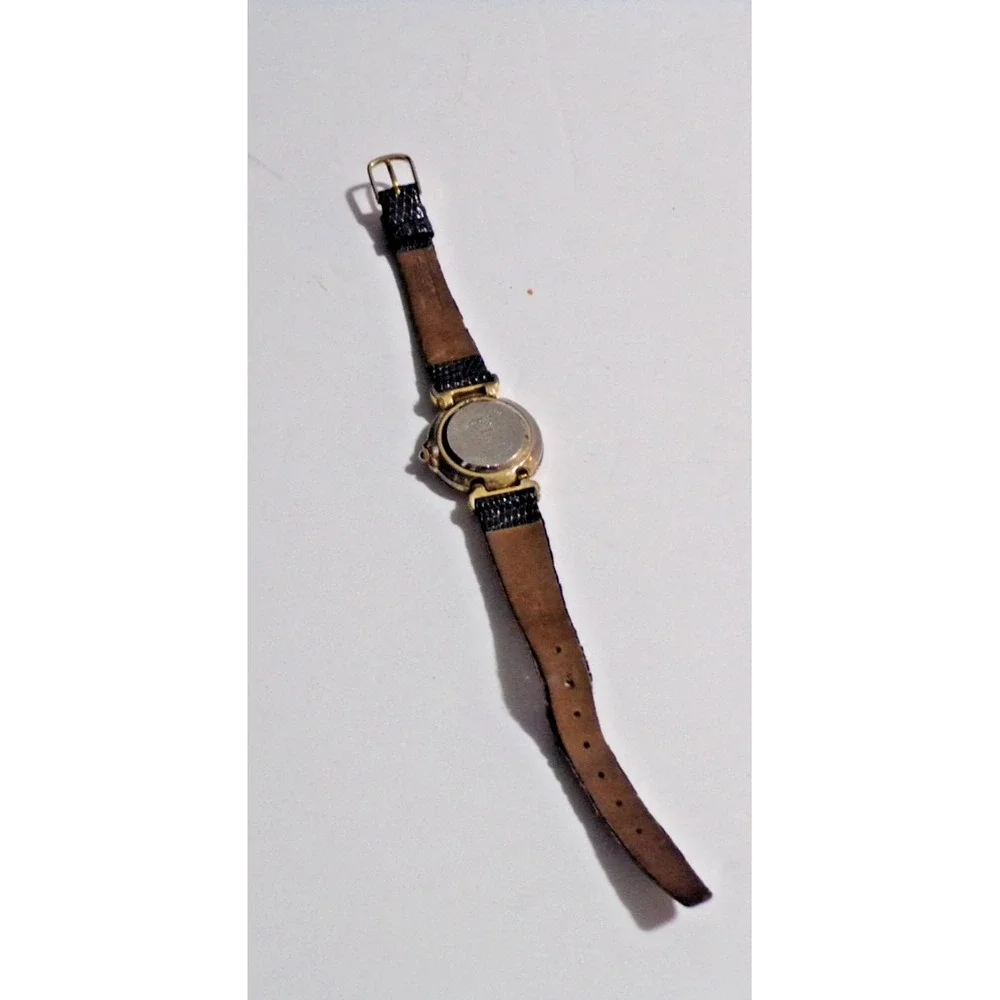 Vintage Faberge Gold & Silver Ton Quartz Green Croc 7